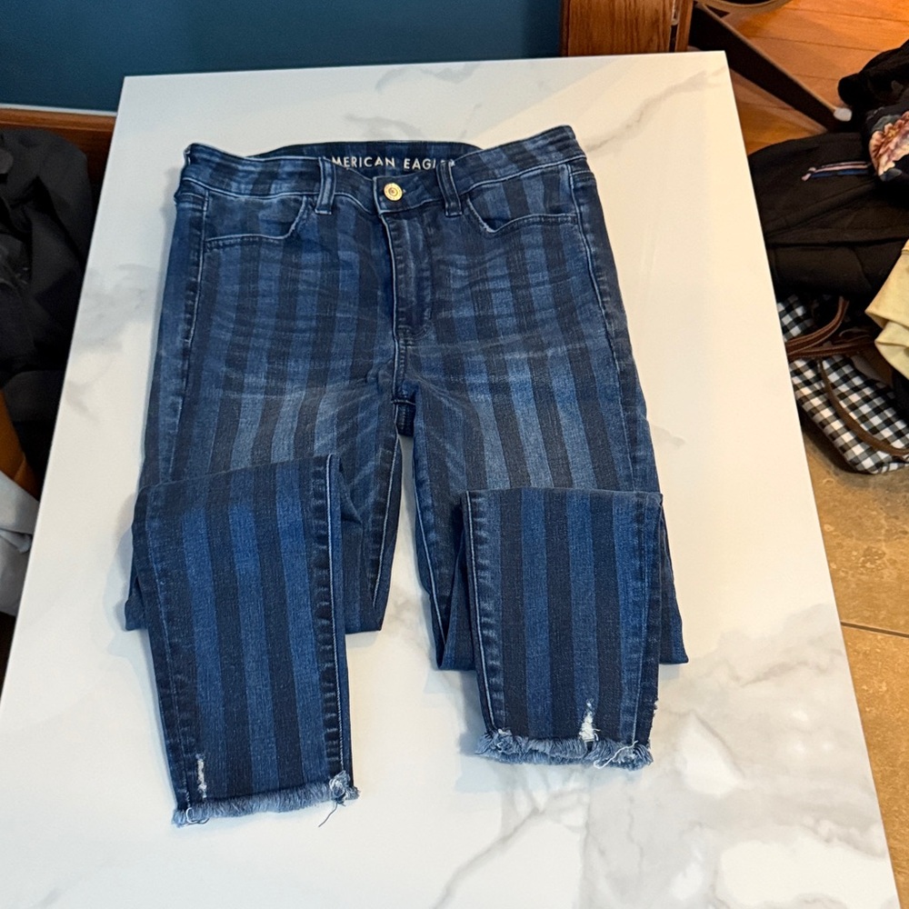 American Eagle Outfitters Blue Skinny Jeans